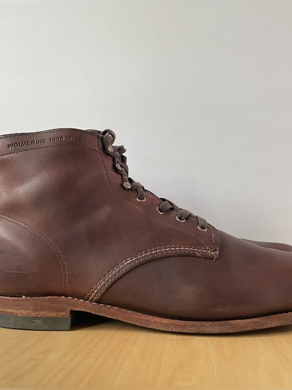 Wolverine 1000 Mile Plain-Toe Boot | US 13D